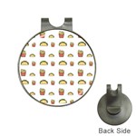 Fries Taco Pattern Fast Food Hat Clips with Golf Markers