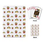 Fries Taco Pattern Fast Food Playing Cards Single Design (Rectangle)