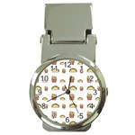 Fries Taco Pattern Fast Food Money Clip Watches