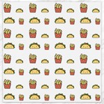 Fries Taco Pattern Fast Food Canvas 16  x 16 