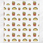 Fries Taco Pattern Fast Food Canvas 20  x 24 