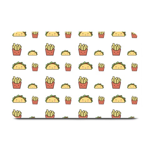 Fries Taco Pattern Fast Food Plate Mats from ArtsNow.com 18 x12  Plate Mat