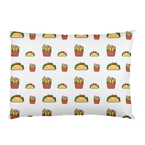 Fries Taco Pattern Fast Food Pillow Case from ArtsNow.com 26.62 x18.9  Pillow Case