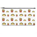 Fries Taco Pattern Fast Food Pencil Case