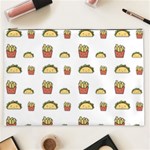 Fries Taco Pattern Fast Food Cosmetic Bag (XXL)