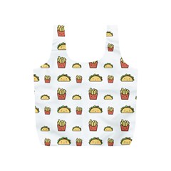 Fries Taco Pattern Fast Food Full Print Recycle Bag (S) from ArtsNow.com Front