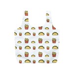 Fries Taco Pattern Fast Food Full Print Recycle Bag (S)