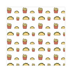 Fries Taco Pattern Fast Food Duvet Cover Double Side (Full/ Double Size) from ArtsNow.com Front