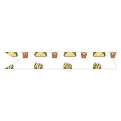 Fries Taco Pattern Fast Food Midi Wrap Pencil Skirt from ArtsNow.com Hem