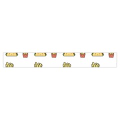 Fries Taco Pattern Fast Food Make Up Case (Small) from ArtsNow.com Zipper Tape Back