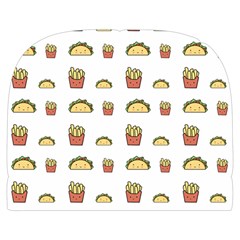 Fries Taco Pattern Fast Food Make Up Case (Large) from ArtsNow.com Front