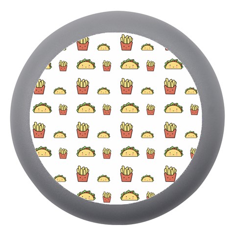 Fries Taco Pattern Fast Food Dento Box with Mirror from ArtsNow.com Front