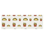 Fries Taco Pattern Fast Food Banner and Sign 6  x 2 