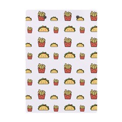 Fries Taco Pattern Fast Food A5 Acrylic Clipboard from ArtsNow.com Back