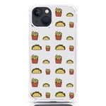 Fries Taco Pattern Fast Food iPhone 13 TPU UV Print Case