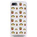 Fries Taco Pattern Fast Food iPhone SE