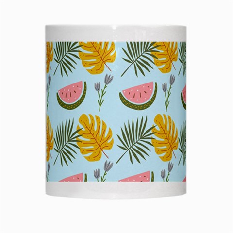 Summer Pattern Texture Vibes White Mug from ArtsNow.com Center