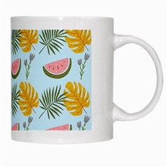 Summer Pattern Texture Vibes White Mug from ArtsNow.com Right