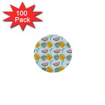 Summer Pattern Texture Vibes 1  Mini Buttons (100 pack) 