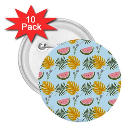 Summer Pattern Texture Vibes 2.25  Buttons (10 pack)  from ArtsNow.com Front