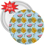 Summer Pattern Texture Vibes 3  Buttons (100 pack) 