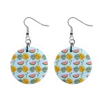 Summer Pattern Texture Vibes Mini Button Earrings