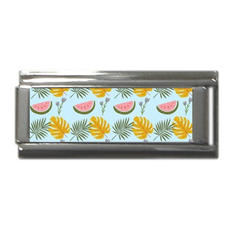 Summer Pattern Texture Vibes Superlink Italian Charm (9mm) from ArtsNow.com Front