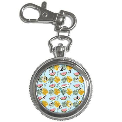 Summer Pattern Texture Vibes Key Chain Watches from ArtsNow.com Front