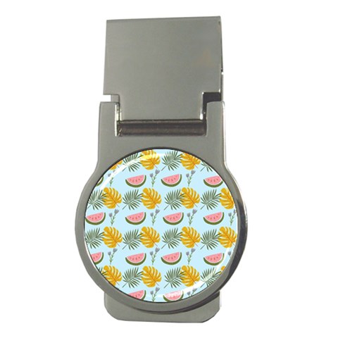 Summer Pattern Texture Vibes Money Clips (Round)  from ArtsNow.com Front