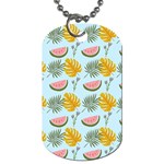 Summer Pattern Texture Vibes Dog Tag (One Side)