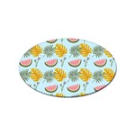 Summer Pattern Texture Vibes Sticker Oval (100 pack)