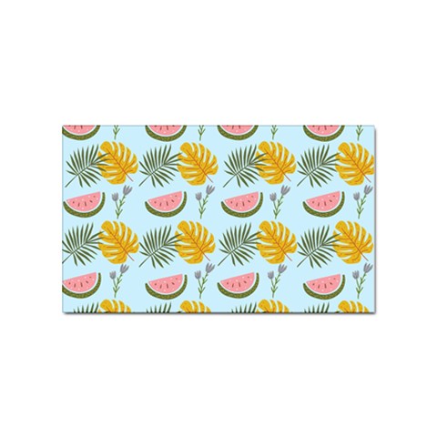 Summer Pattern Texture Vibes Sticker Rectangular (100 pack) from ArtsNow.com Front