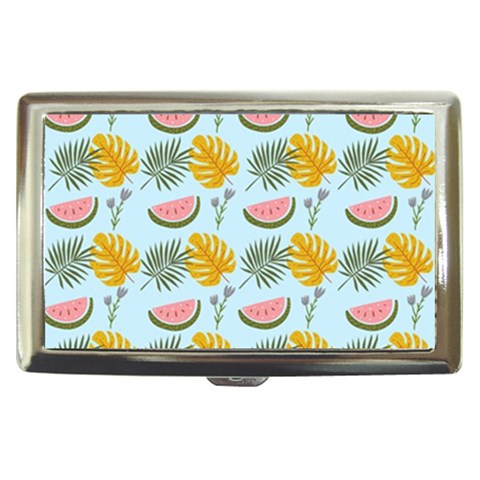 Summer Pattern Texture Vibes Cigarette Money Case from ArtsNow.com Front