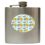 Summer Pattern Texture Vibes Hip Flask (6 oz)