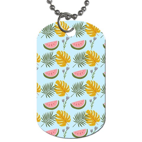 Summer Pattern Texture Vibes Dog Tag (Two Sides) from ArtsNow.com Front