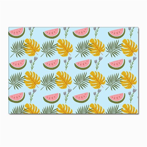 Summer Pattern Texture Vibes Postcards 5  x 7  (Pkg of 10) from ArtsNow.com Front