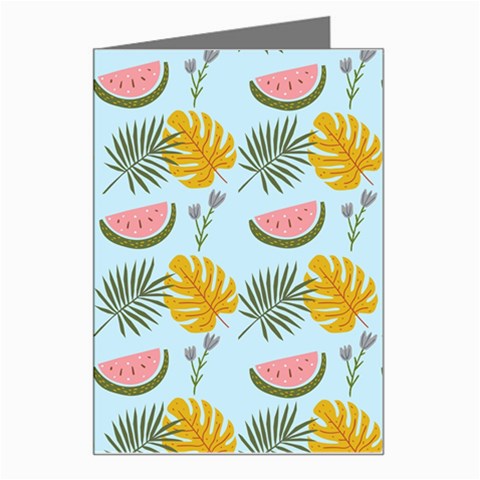 Summer Pattern Texture Vibes Greeting Card from ArtsNow.com Left