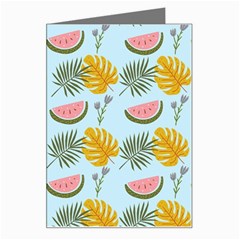 Summer Pattern Texture Vibes Greeting Card from ArtsNow.com Left