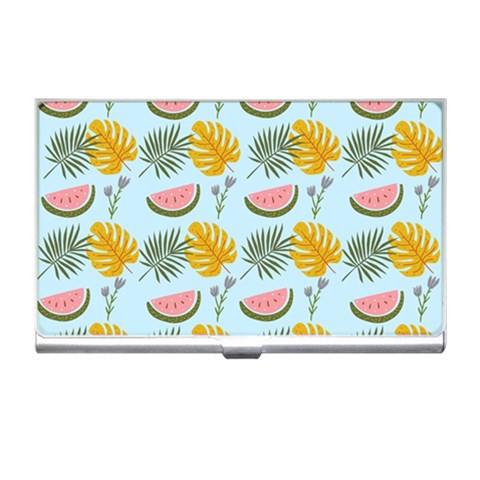Summer Pattern Texture Vibes Business Card Holder from ArtsNow.com Front