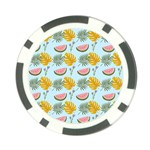 Summer Pattern Texture Vibes Poker Chip Card Guard