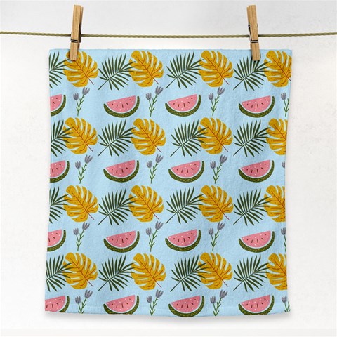 Summer Pattern Texture Vibes Face Towel from ArtsNow.com Front