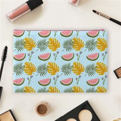 Summer Pattern Texture Vibes Cosmetic Bag (Large) from ArtsNow.com Back
