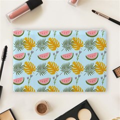 Summer Pattern Texture Vibes Cosmetic Bag (Large) from ArtsNow.com Back