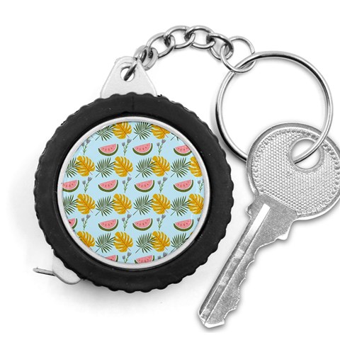 Summer Pattern Texture Vibes Measuring Tape from ArtsNow.com Front