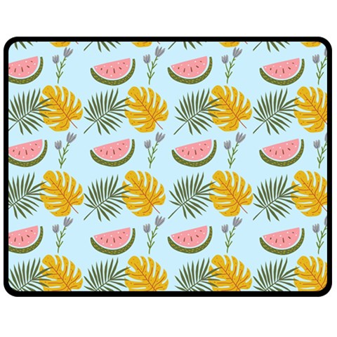 Summer Pattern Texture Vibes Fleece Blanket (Medium) from ArtsNow.com 60 x50  Blanket Front