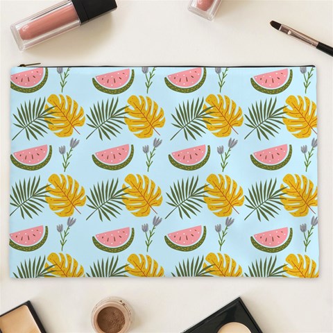 Summer Pattern Texture Vibes Cosmetic Bag (XXL) from ArtsNow.com Front