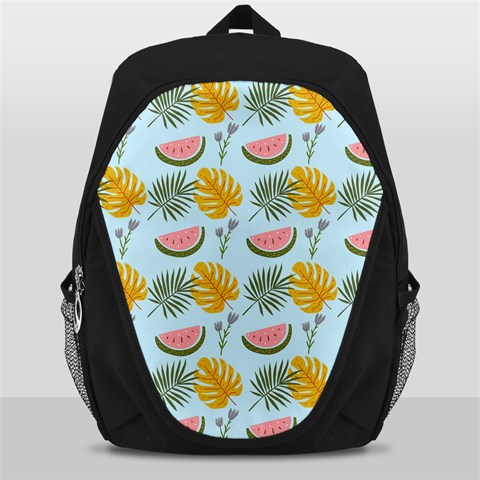 Summer Pattern Texture Vibes Backpack Bag from ArtsNow.com Front