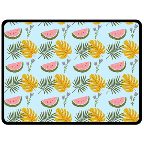 Summer Pattern Texture Vibes Two Sides Fleece Blanket (Large) from ArtsNow.com 80 x60  Blanket Front