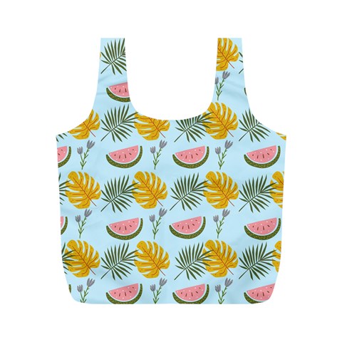 Summer Pattern Texture Vibes Full Print Recycle Bag (M) from ArtsNow.com Front