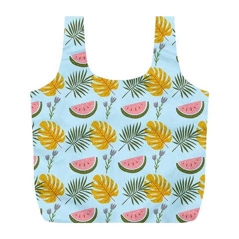 Summer Pattern Texture Vibes Full Print Recycle Bag (L) from ArtsNow.com Front